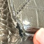 Liz Claiborne Metallic Croc Embossed Faux Leather Mini Bag with Chain Strap Photo 11