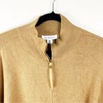 Liz Claiborne Signature Caramel Front Zipper Oversized Poncho, Size XS/S Photo 3