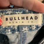 Bullhead Blue Floral High Rise Denim Shorts, Size 7 Photo 3