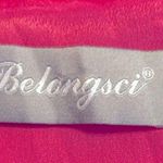 Belongsci| Magenta pink lined dress with ruffled 3/4 sleeve Size M Photo 8