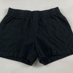 Old Navy  Black Linen Blend Pull On Shorts S Photo 0