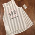Disney Tank Top Mickey Mouse Minnie Mouse Striped Swing Tank Top Size S Photo 0