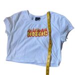 Rue 21 y2k embroidered flame hottie baby crop tee Photo 2
