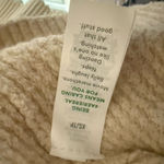 Aerie Waffle Knit Half Zip Sweater XS Beige Cream Cozy Fall Oversized Photo 4