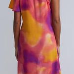 New York And Company Maxi Top Asymptomatic Tie-dye Print. Photo 1