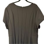 Lane Bryant Black A-Line Full Skirt Short Sleeve Dress Sz 28 Photo 3