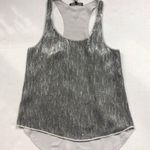 BCBGMAXAZRIA Silver Sequin Tank Photo 0