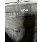 Hudson Women's 28 Black Viceroy Knee Short Buttoned Logo Back Pockets Denim Jean Photo 5