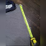 NWT SINCERELY JULES GOLF & TENNIS Navy Striped Women's Top Blue Size M Photo 6
