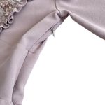 See By Chloe  Pink Ruffled Lace Bib Tiered Long Sleeve Midi Dress Size 36/ US 4 Photo 6