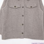 Madewell NEW  100% merino wool Boiled‎ Wool Bridgman Sweater-Jacket, L Photo 5