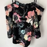 Free People  Floral Coral Convertible Strap Tube Top, sz Large 🦋 Photo 3