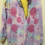 Sazac Island Norwhal one size adult Colorful Unicorn Onesie Pajamas White Photo 4