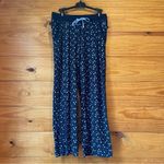 Nautica Navy Blue Bubble Print Long Sleeve Pajama Set Small Photo 8