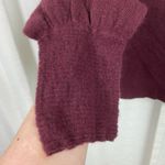 Frame Cabernet Dark Red Cashmere Puff Sleeve Smock Cuff Sweater Sz.M NWT Photo 9