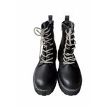 Unionbay  Hayden Boots Size 8.5 Black Rhinestone Fashion Combat NEW Photo 2