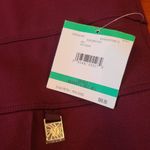 Anne Klein  Maroon High Rise Pants Large Photo 6