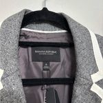 Banana Republic NWT Hack ing Jacket in Piped Grey - Size 8 Photo 4