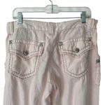 Miss Me NWTs Linen Light Pink Wide Leg Pants Drawstring size large L Photo 5