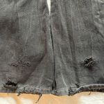 Vintage Black punk style distressed jeans Size 30 Photo 6