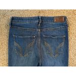 Hollister High Rise Super Skinny Jeans Ripped Blue Denim Size 27x32 Photo 7