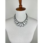 Lia Sophia  Kiam Collection Rock Crystal Hematite Bib Necklace Photo 3