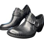 Born Shoes Born Leather Booties 8.5 Boots Shoe Shootie Black Leather D48103 Photo 0