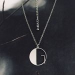 Letter G Initial Necklace Silver Photo 0