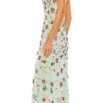 Mac Duggal  10890 Prom Green Embellished Spaghetti Strap Lace Up Gown Size 2 Photo 2