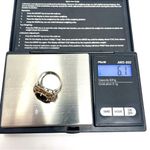 Sterling Silver 14K, , Smokey quartz statement ring, ~size 7 Photo 12