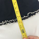 Profile by Gottex Black White Ruffle Underwire Tankini Swim Top Womens 14 Y2K Photo 4