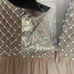 Adrianna Papell Anthropologie Champagne Bryce Beaded Gown Dress Sz 2 NWT Photo 12