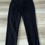 Mario Serrani Italy Black Straight Leg Mid Rise Ankle Dress Pants Size Medium Photo 0
