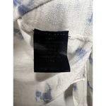 Skull Cashmere  Cotton Slub Knit Top XS Blue Skulls Photo 2