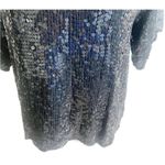 Vintage Joseph Le Bon 100% Black Sequin Top Short Sleeve Party Cocktail Size M Size M Photo 5