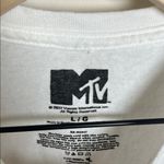 MTV American Flag Graphic Tee Size Large White Photo 1