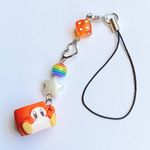 Handmade Kawaii game anime mug phone strap/bag charm/keychain/room&car decor🧡 Photo 0