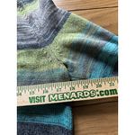 Eddie Bauer Women Size Medium Full Zip Cardigan Sweater Stretch Stripe Classic Photo 5