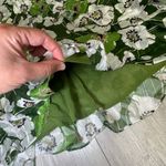 ASTR NWT The Label ruffle front dress green mini long sleeve floral flowy medium Photo 3