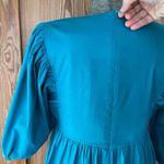 Karlie  Poplin Cotton Maxi Prairie Peasant Puff Sleeve Ruffle Dress - Sz M 🧡🎀 Photo 7