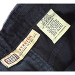 Faded Glory  12 Average Corduroy Jeans Women’s Navy Straight Leg Stretch 5 Pocket Photo 2