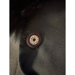 Vintage Peplum Jacket Womens S? Used Black Lined Fuzzy Collar Photo 15