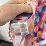 French Connection Bright Tye Dye Adjustable Spaghetti Strap Tier Mini Dress W 8 Photo 3