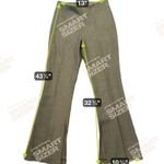 SOFT ANIMAL WRAP FRONT JACKET /PANTS 100% Wool SMALL DARK GREEN OFFICE WOOL SILK Photo 5