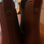 Sam Edelman Tinsley Maroon Rubber Waterproof Women's Chelsea Rain Boots Photo 4