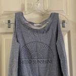 Full Tilt Hello Sunshine Cold Shoulder Sweatshirt Photo 6