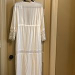 Solitaire Lace White Long Sleeve Cover Up Photo 2