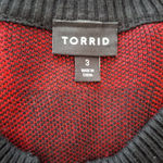 Torrid Sz 3 Red and Black Checkered Cardigan Jacket NWOT Photo 13