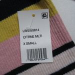 frame denim NWT Frame Baja Stripe Rib-Knit Midi in Citrine Cotton Cashmere Sweater Dress XS Photo 5