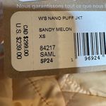 Patagonia NEW Womens XS Nano Puff Insulated Jacket Sandy Melon Puffer $239 RARE Photo 5